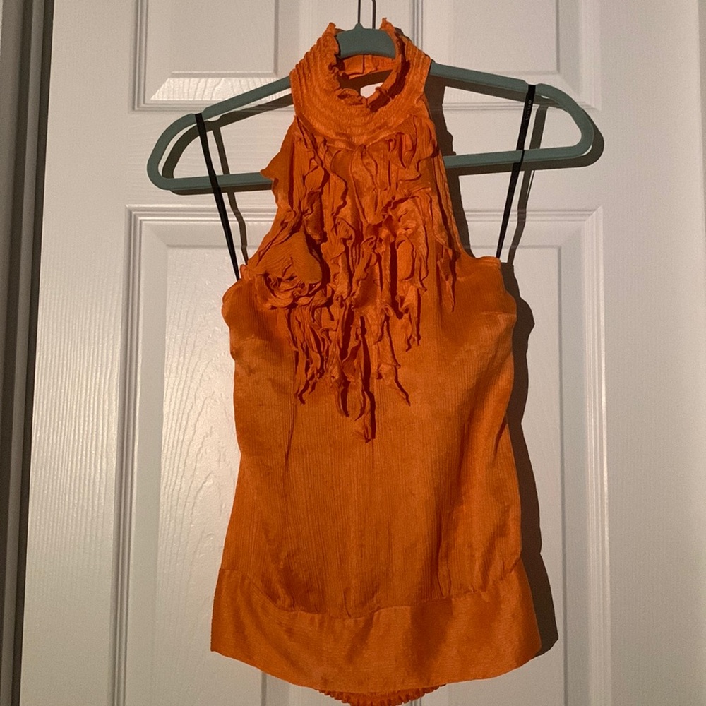 orange halter